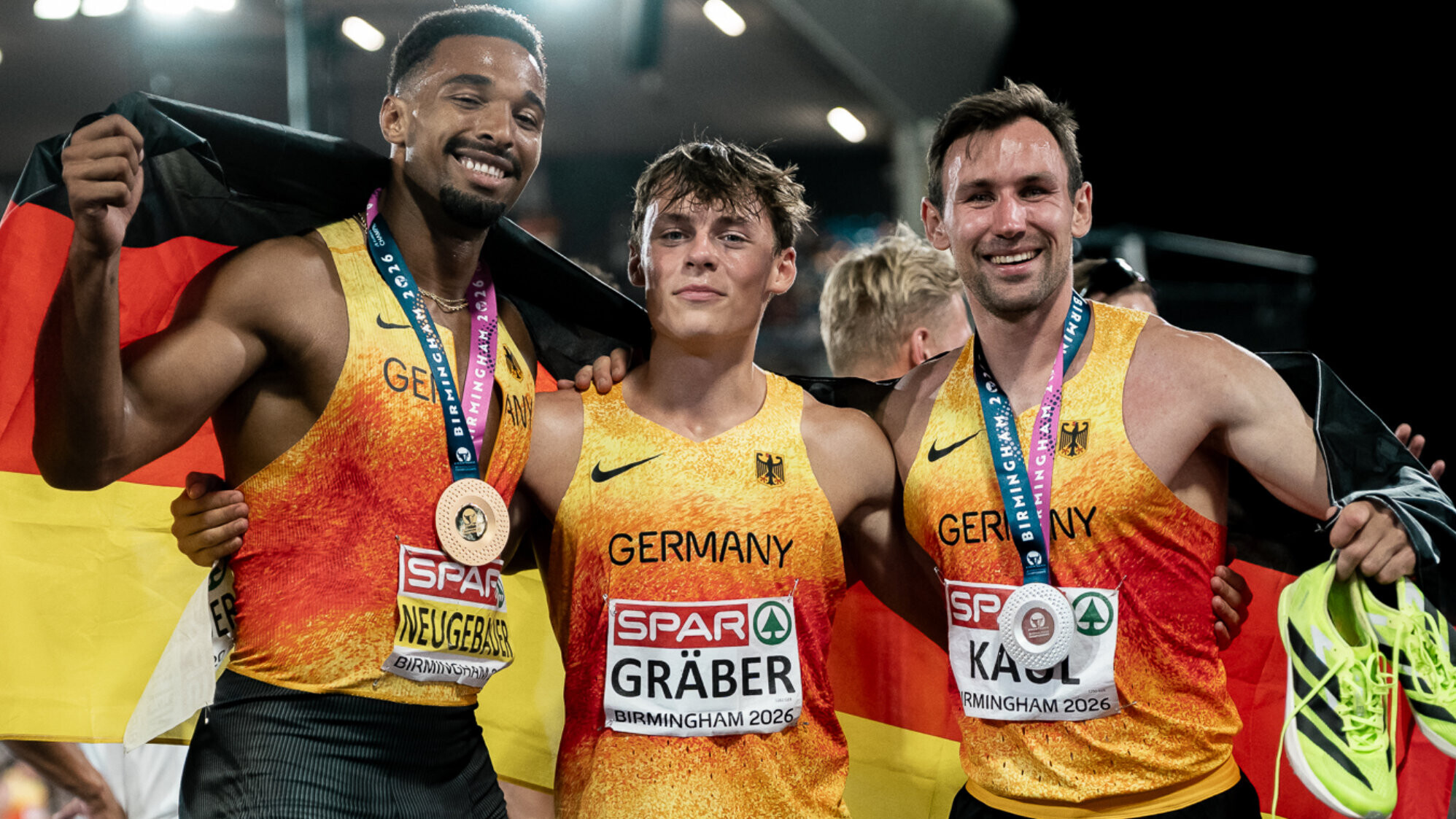 Doppelsieg: Leo Neugebauer und Niklas Kaul schreiben Zehnkampf-Geschichte