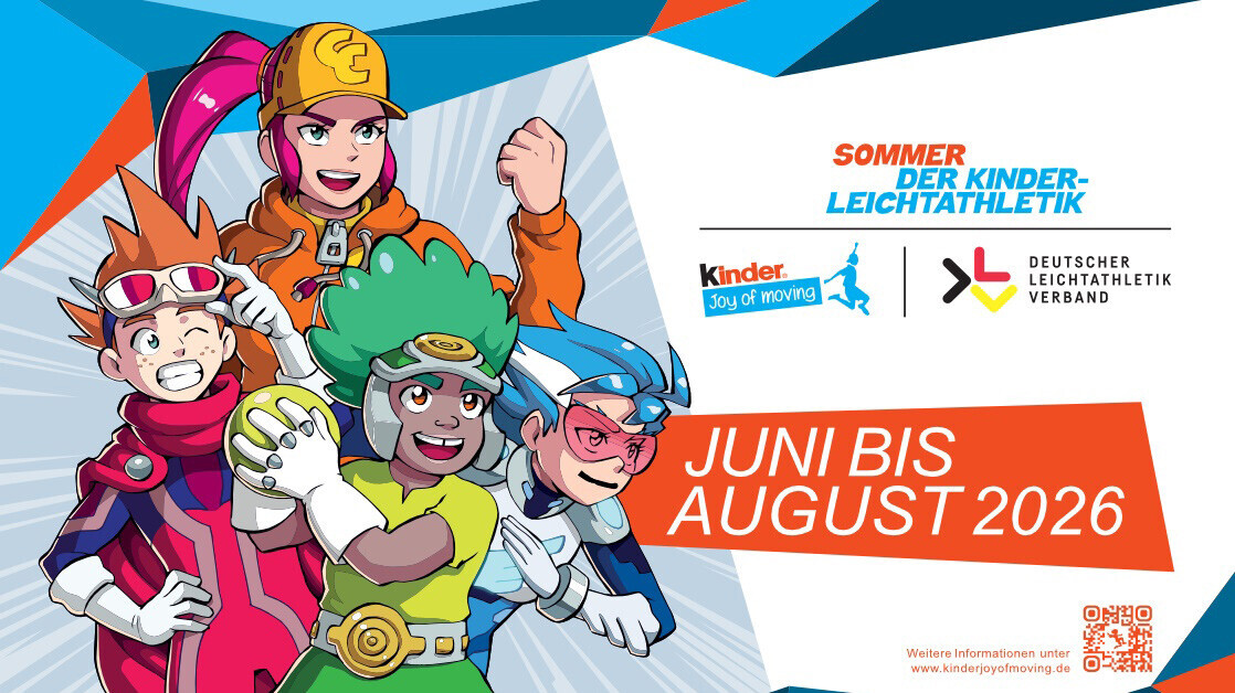 „kinder Joy of Moving Sommer der Kinderleichtathletik“: Jetzt Aktionsbox bestellen!