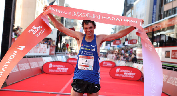 Lorenz Baum und Esther Jacobitz holen sich die deutschen Marathon-Titel