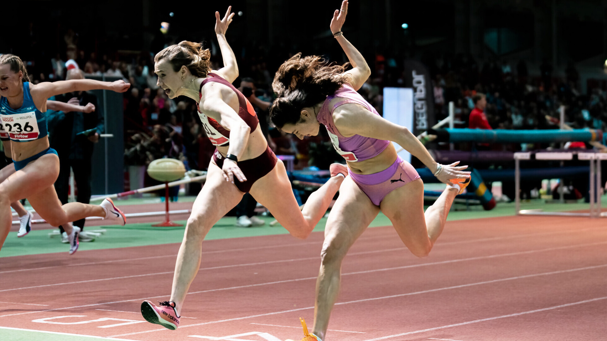 Marlene Meier, Rosina Schneider und Philina Schwartz sorgen für Sprintfestival