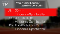 Lauf – U8: 30 m-Hindernis-Sprintstaffel