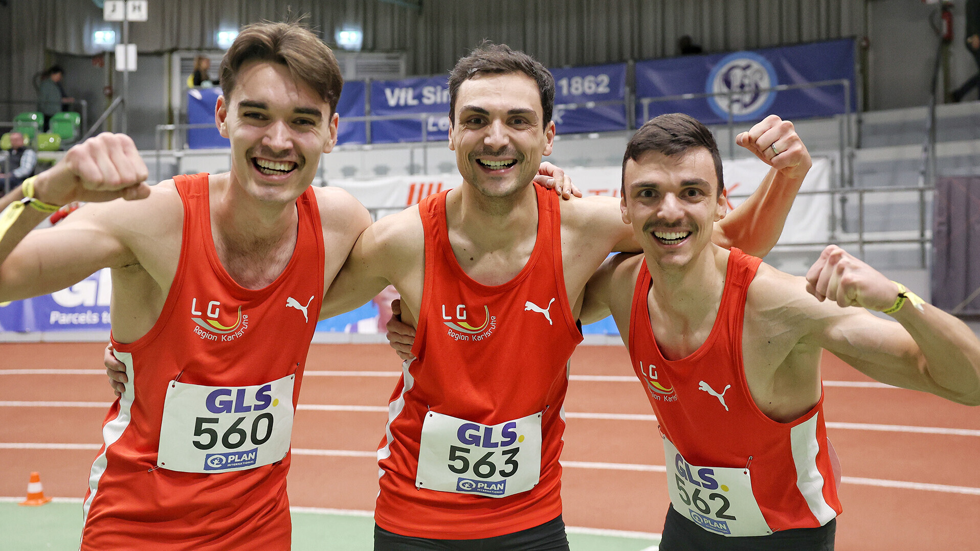 Hallen-DM der Langstaffeln: LG Region Karlsruhe und Berlin Track Club jubeln über die Meistertitel