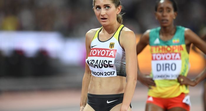 Gesa Felicitas Krause Sturzt Und Kampft Sich Zuruck Gold Fur Emma Coburn Leichtathletik De