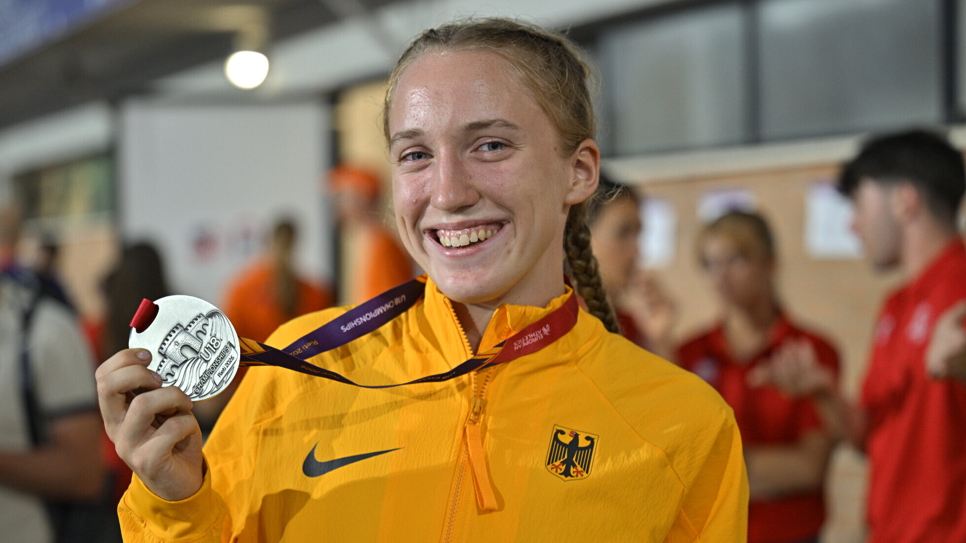 Rieti Tag 2 | 6.065 Punkte! Svea Funck feiert Siebenkampf-Silber mit DLV-U18-Bestleistung