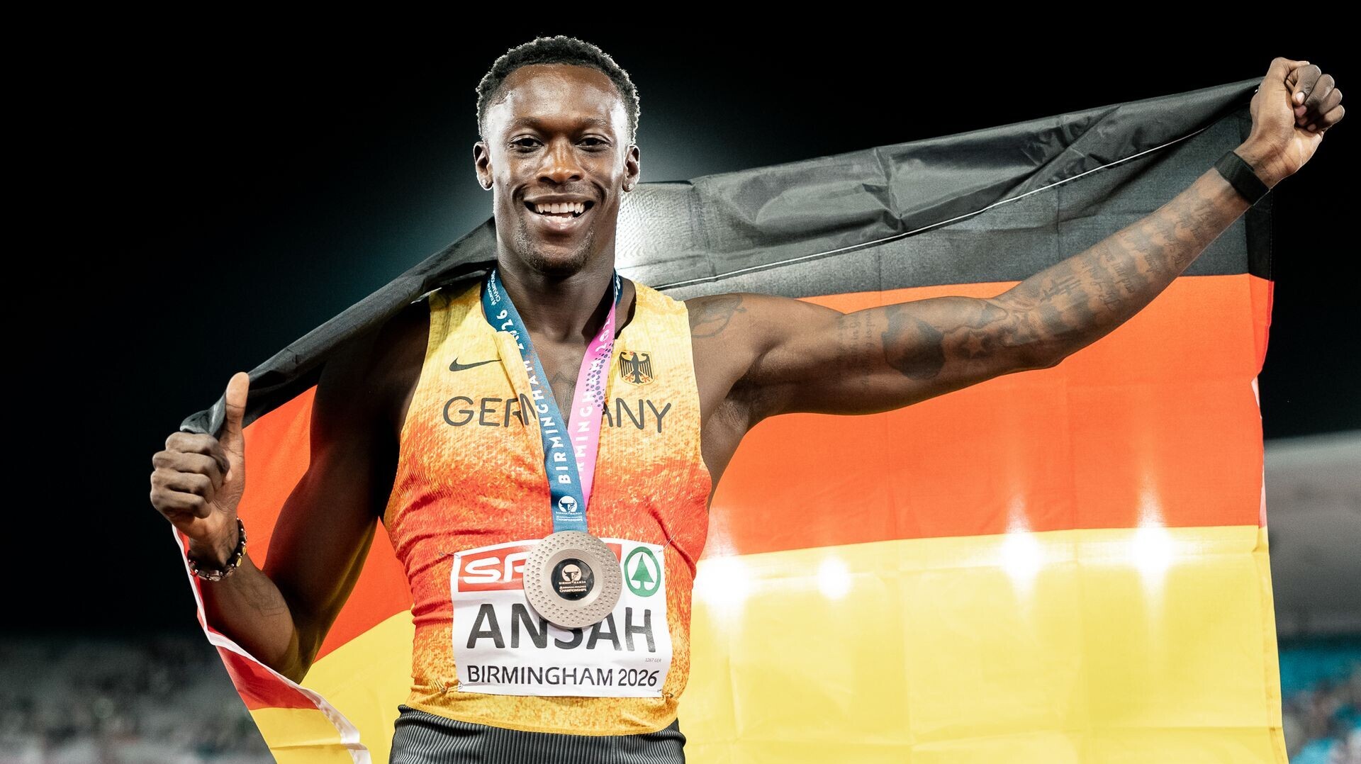 Owen Ansah sprintet auf den Bronze-Rang
