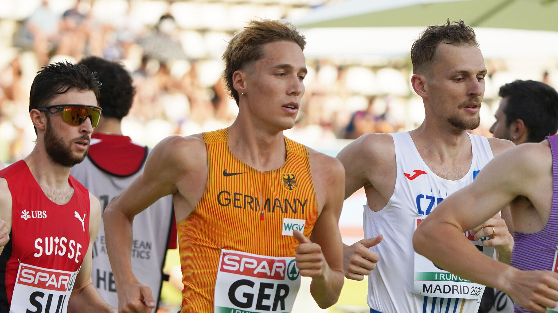 Marc Tortell im 1.500-Meter-Feld bei der Team-EM in Madrid. 