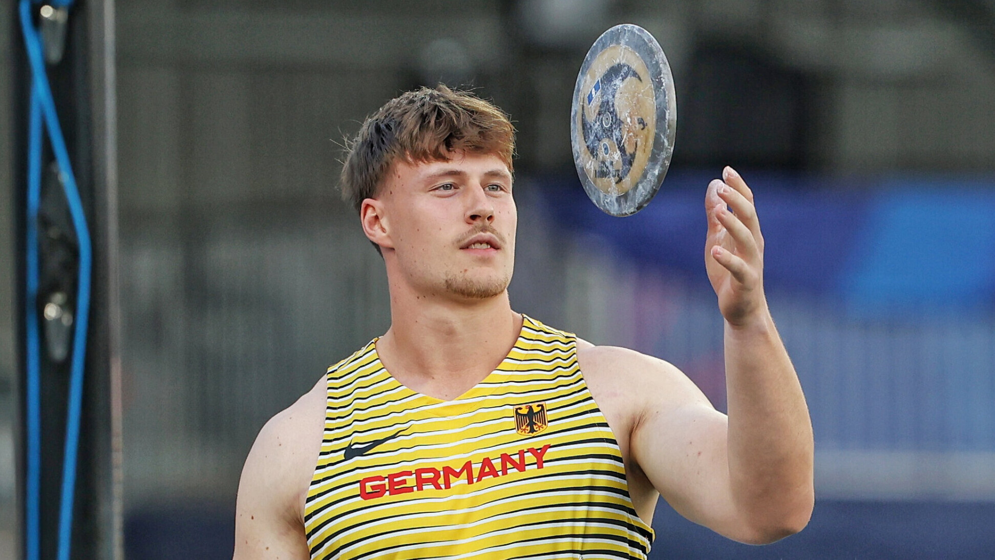 Shootingstar Steven Richter bereit für Diskus-Gipfel beim Goldenen Oval