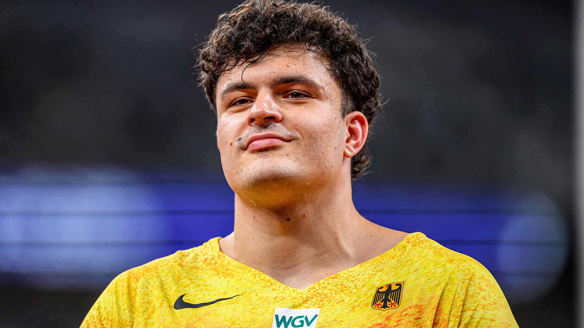 Porträt von Hammerwerfer Merlin Hummel