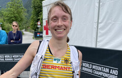 Tag 2 | Short Trail: Daniela Oemus und Benedikt Hoffmann laufen vorne mit