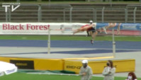 Jonas Pomsel fliegt mit 2,06 Meter zur Goldmedaille
