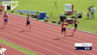 Michael Schrader mit starken 400 Metern