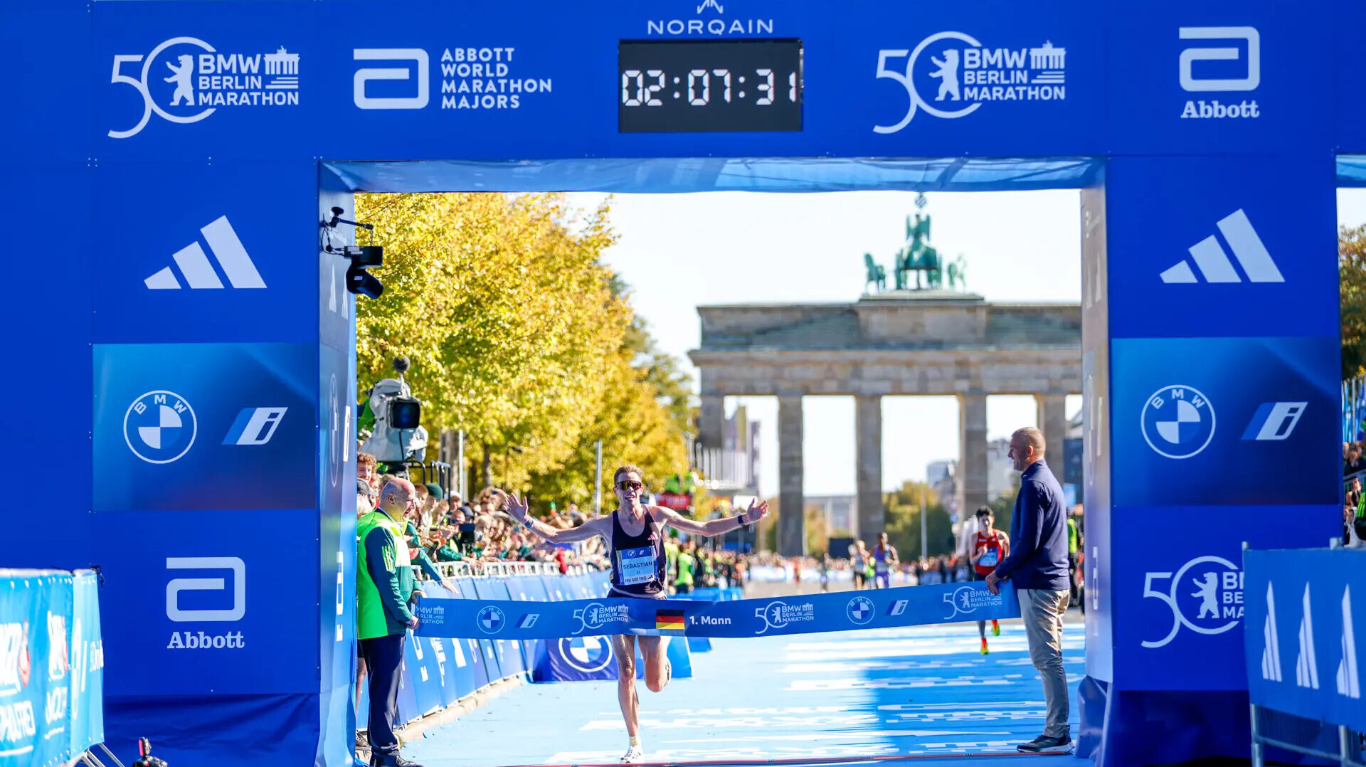 Sebastian Hendel und Domenika Mayer laufen Berlin-Marathon
