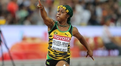 10 63 Sekunden Shelly Ann Fraser Pryce Zweitschnellste Sprinterin Der Geschichte Leichtathletik De
