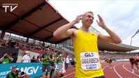 Luis Oberbeck rennt erstmals zu Gold