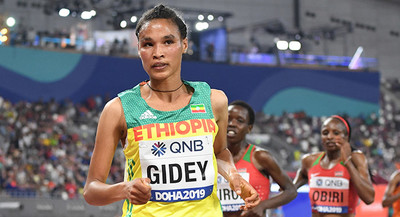 44:20 Minuten: Letesenbet Gidey pulverisiert 15-Kilometer-Weltbestzeit - Leichtathletik