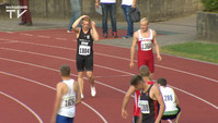 Zehnkämpfer Manuel Eitel stürmt in 10,45 Sekunden zu Gold