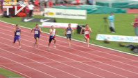 Vincent Stas gewinnt ersten 100 Meter-Lauf