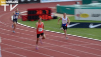 Fabian Christ Schnellster im ersten 400-Meter-Lauf