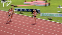 Simone Mrotzek gewinnt ersten 200 Meter Lauf