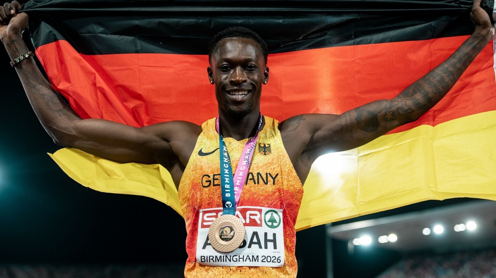 Gold! Owen Ansah ist Europameister über 200 Meter