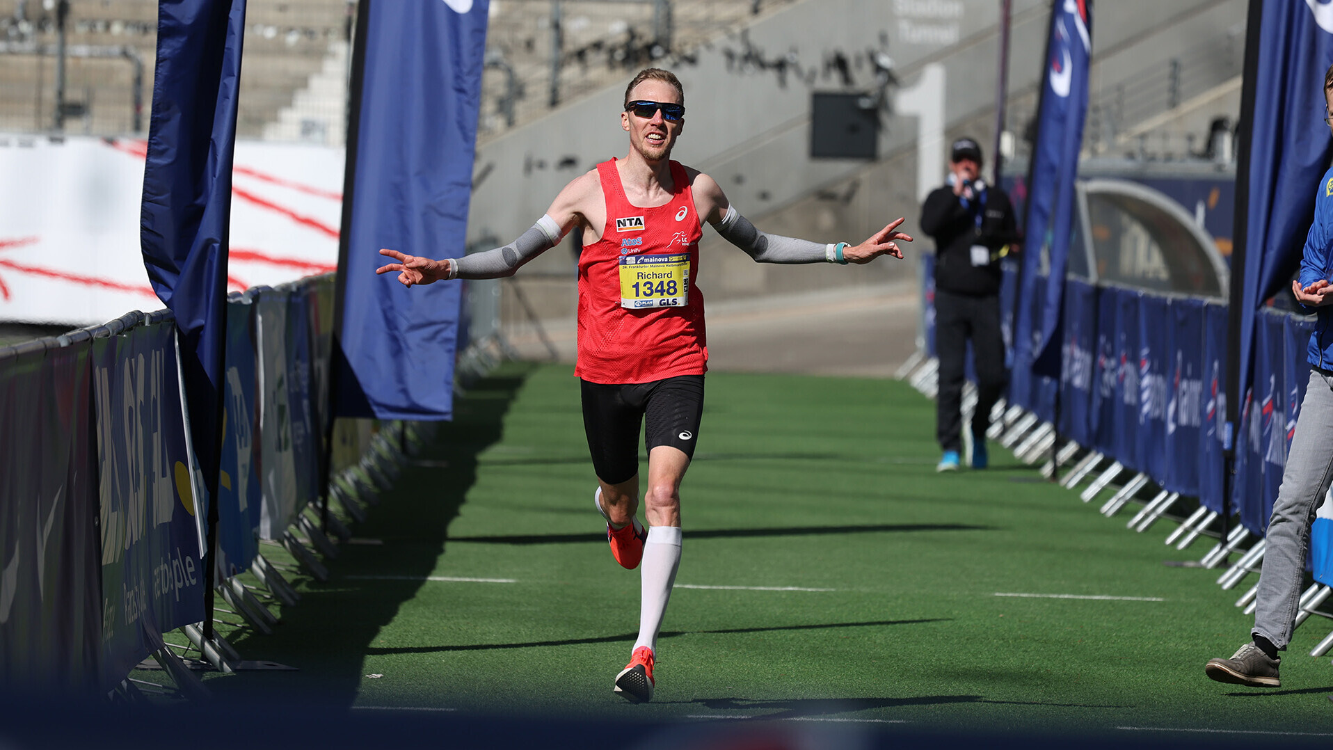Richard Ringer in Frankfurt vor emotionalem Marathon