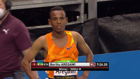 Berihu Aregawi nur knapp eine Sekunde über dem Weltrekord