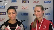 Marie-Laurence Jungfleisch und Katharina Mögenburg: "Wir hätten höher springen können"