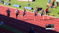 Kai Kazmirek startet mit guter 100-Meter-Zeit in Tag 1