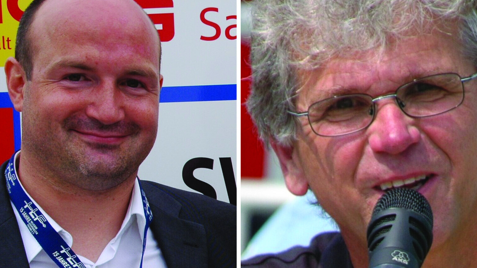 Porträtfotos von Falk Ritschel und Ewald Walker