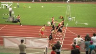 Marco Kaiser im packenden Finish vorne