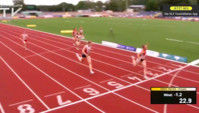 Sophia Junk mit Doppelpack: Auf 100-Meter-Gold folgt 200 Meter-Titel