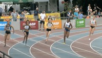 Corinna Schwab über 200 Meter schnellste Deutsche