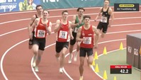 Dramatischer Zieleinlauf über die 400 Meter