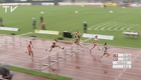 Sophie Hamann startet flott über die Hürden