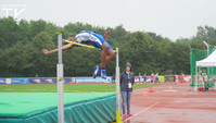 Benny Madu floppt über 1,90 Meter und zum Hochsprung-Titel