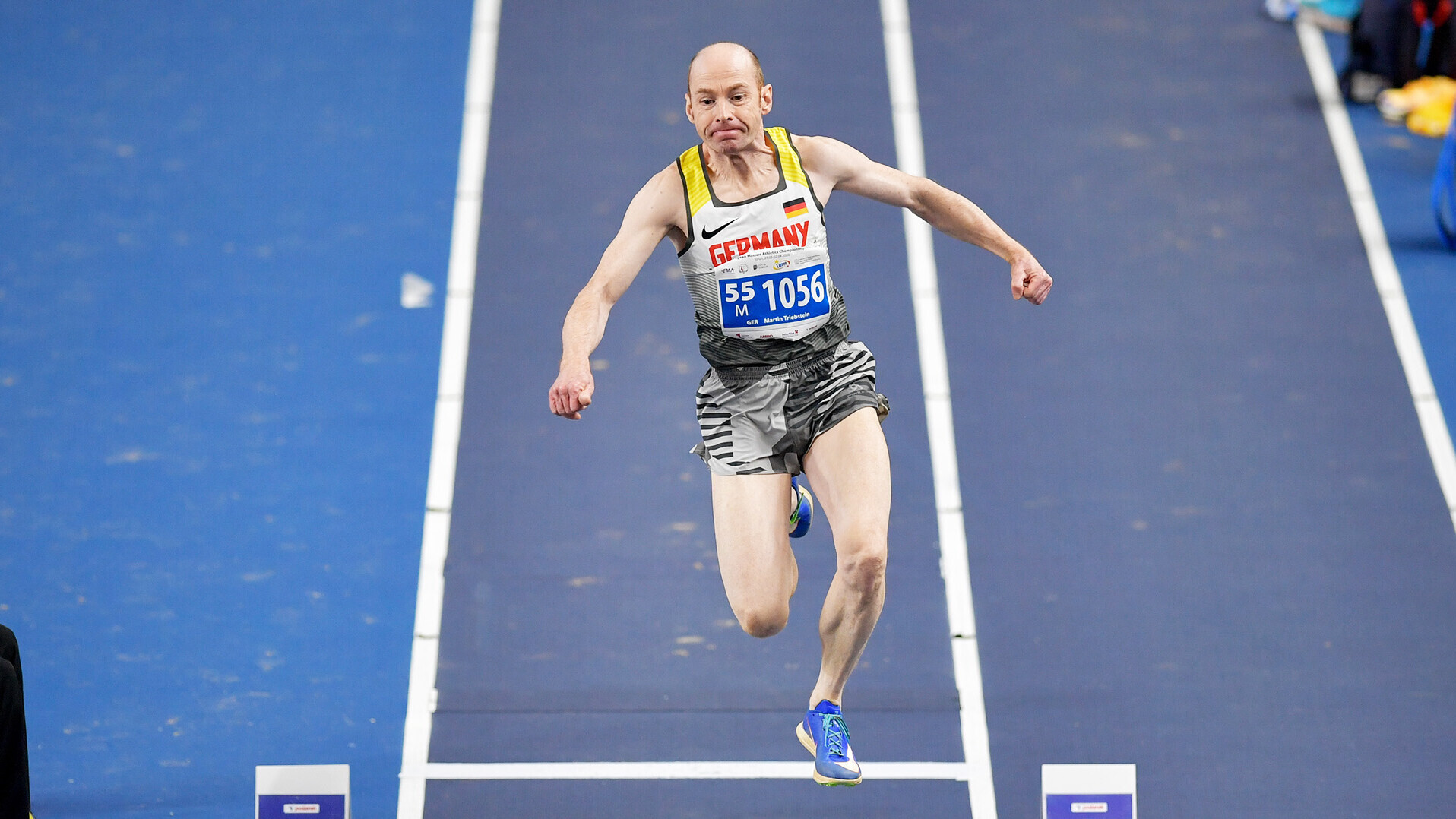 Martin Triebstein beim Absprung