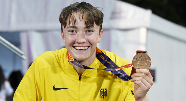 U18-EM Tag 2 | Benedikt Wallstein von 100-Meter-Bronze überwältigt
