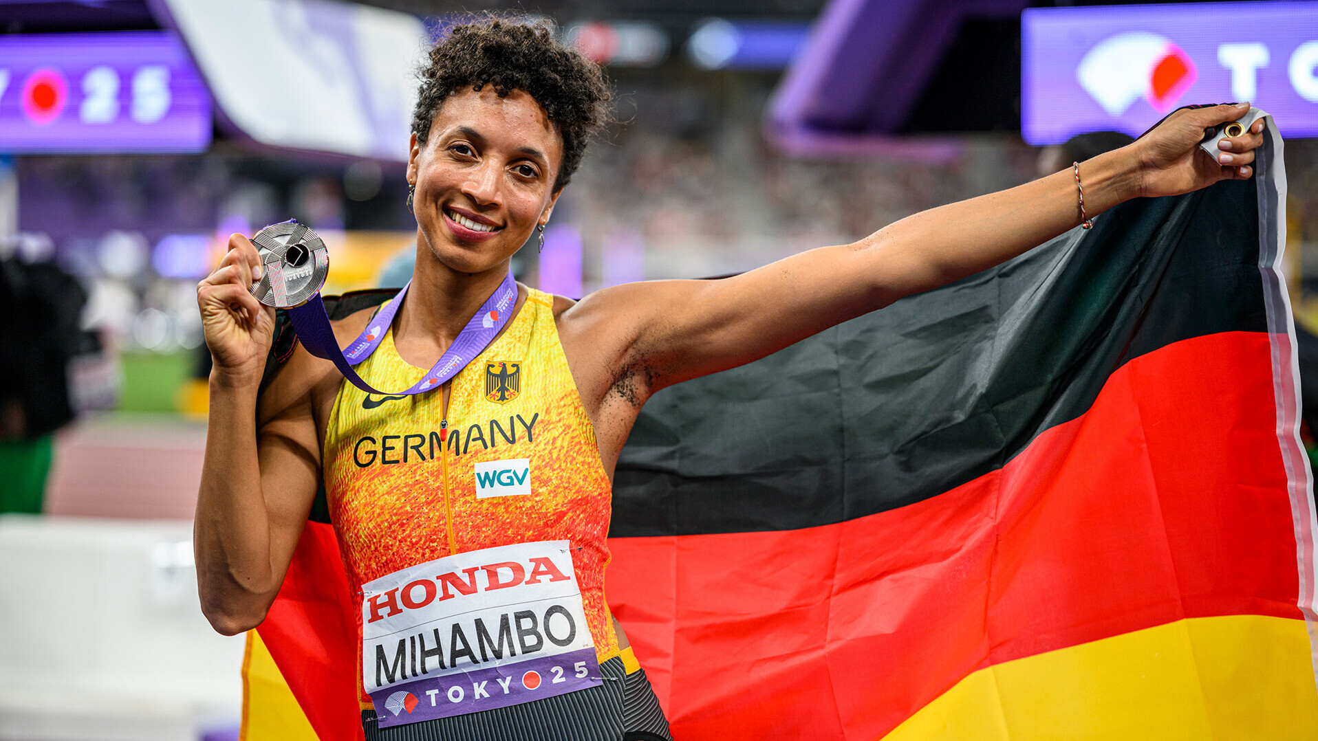 Malaika Mihambo springt mit fabelhafter Serie auf den Silberrang