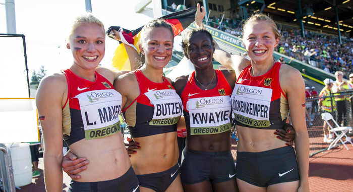 Sprintstaffel erweitert die Medaillensammlung | Das Leichtathletik-Portal