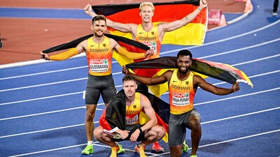 DLV-Quartett veredelt blitzsauberen Staffel-Auftritt mit Silber