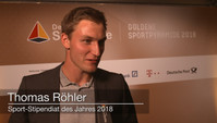 Thomas Röhler ist "Sport-Stipendiat des Jahres" 2018