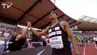 Joshua Abuaku und Constantin Preis zünden…