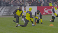 Usain Bolt zum Probetraining beim BVB
