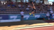 Kai Kazmirek mit 7,38 Metern der beste Weitspringer im Feld