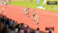 Luna Fischer jubelt über starke 400-Meter…