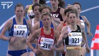 Maren Kock im Endspurt vor Corinna Harrer