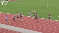 Patrick Domogala auch über 200 Meter souverän