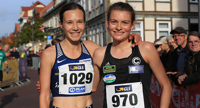 Hanna Klein berrascht mit 10 Kilometer Titel Nils Voigt siegt