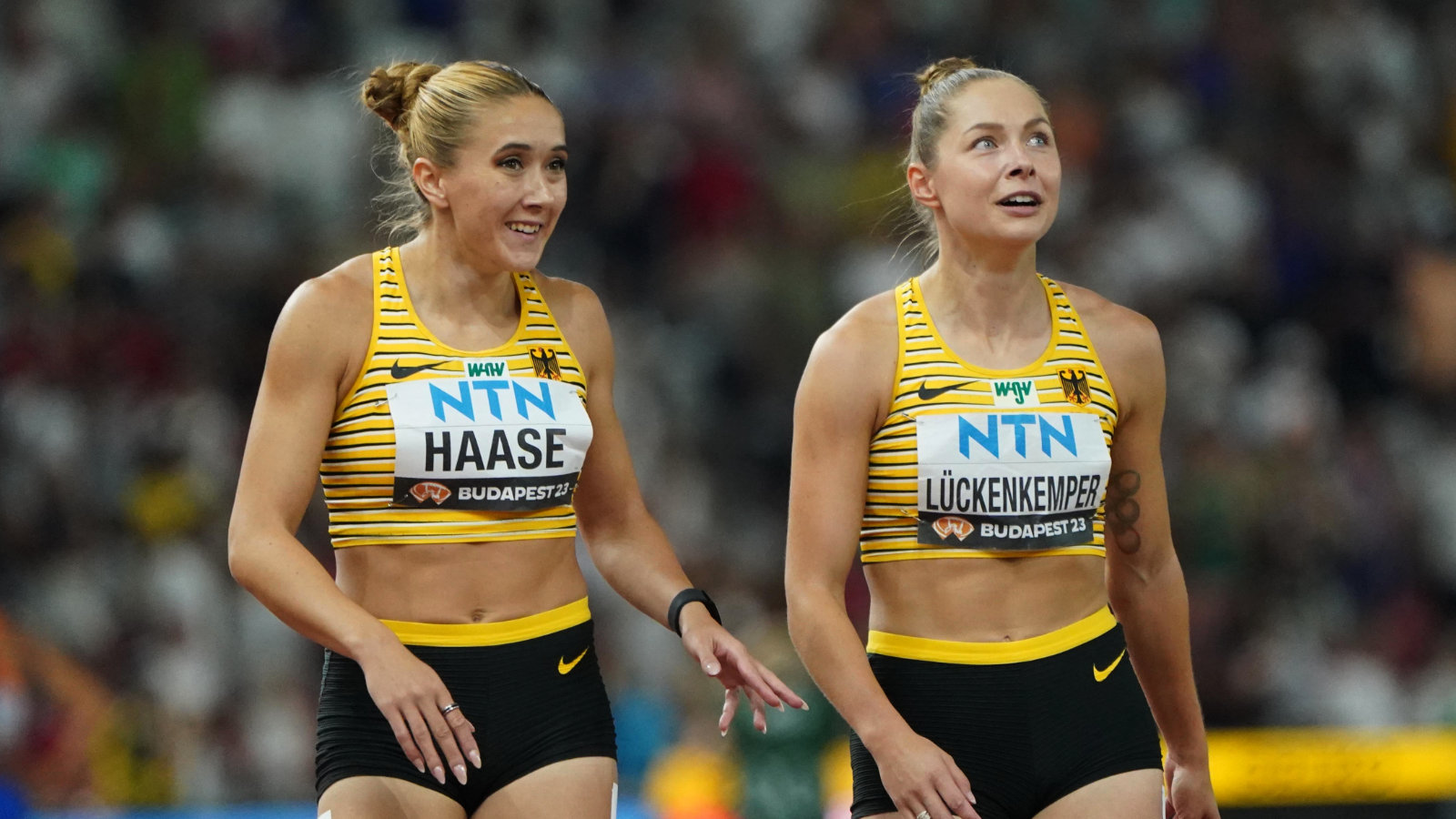 Gina Lückenkemper und Rebekka Haase in Olympia-Form