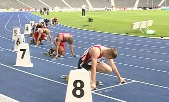 200m männliche Jugend B